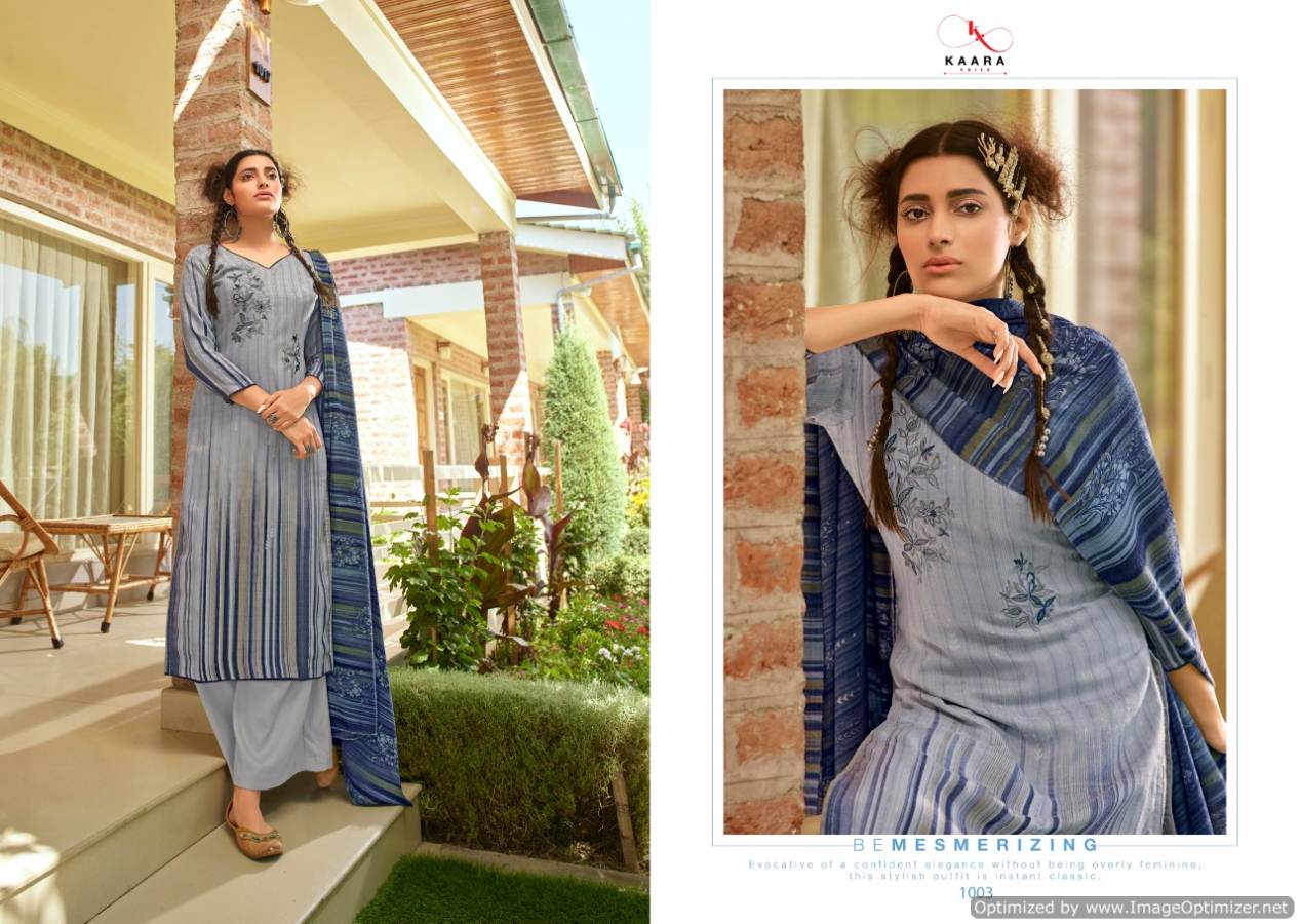 Kaara Patola Pure Pashmina Designer Party Wear Plazzo Suit Dress Material